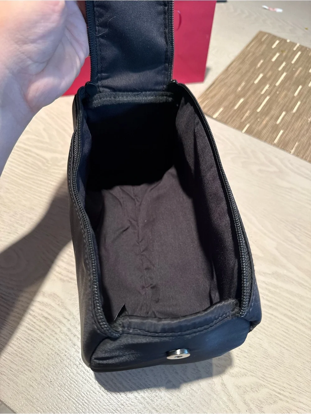 Gucci Black dopp kit